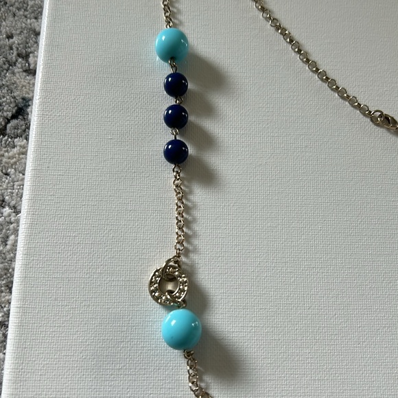 Banana Republic blue and turquoise beaded necklace - Picture 5 of 6